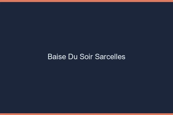 Baise Tonight Sarcelles